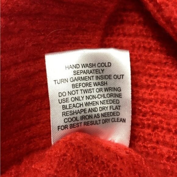 Pink Rose Women’s Lightweight Crewneck Ribbed Essential Sweater, Red, size XL - Picture 7 of 7